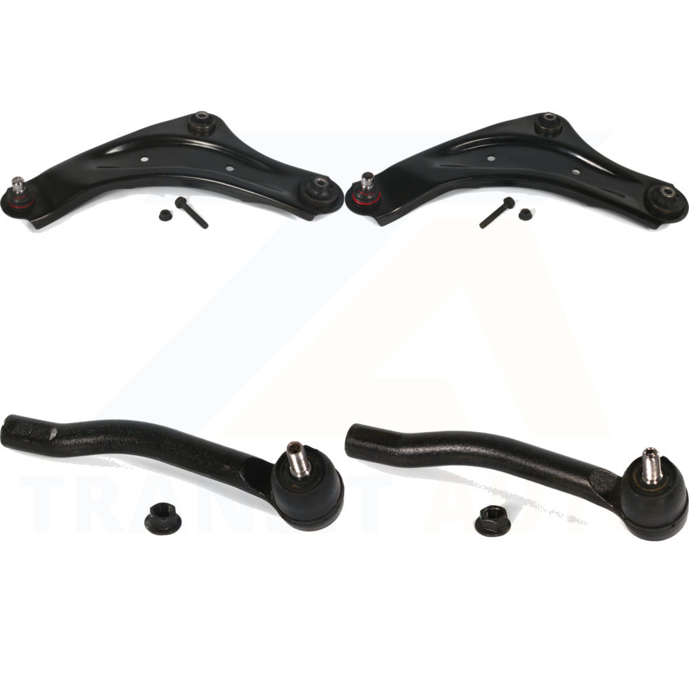Front Suspension Control Arm Assembly And Tie Rod End Kit For Nissan LEAF KTR-103117