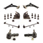 Front Suspension Control Arm Steering Tie Rod End Stabilizer Bar Link Ball Joint Kit (8Pc) For 2007 Volkswagen Jetta GLI To VIN 9M7631263 KTR-103172