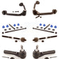 Front Suspension Control Arm And Ball Joint Assembly Steering Tie Rod End Stabilizer Bar Link Kit (8Pc) For Ford Ranger Explorer Mazda Mercury Mountaineer B3000 B4000 B2500 KTR-103184