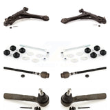 Front Suspension Control Arm And Ball Joint Assembly Steering Tie Rod End Stabilizer Bar Link Kit (8Pc) For 1995-2005 Chevrolet Cavalier Pontiac Sunfire With FE1 KTR-103195