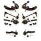Front Suspension Control Arm And Ball Joint Assembly Steering Tie Rod End Stabilizer Bar Link Kit (8Pc) For Lincoln MKZ KTR-103202