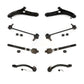 Front Suspension Control Arm And Ball Joint Assembly Steering Tie Rod End Stabilizer Bar Link Kit (8Pc) For Hyundai Elantra Coupe Vehicles Manufactured In USA KTR-103231