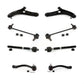 Front Suspension Control Arm And Ball Joint Assembly Steering Tie Rod End Stabilizer Bar Link Kit (8Pc) For Kia Forte Forte5 Koup KTR-103233