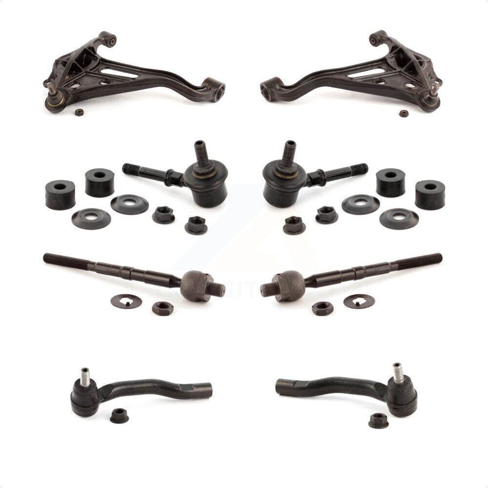Front Suspension Control Arm And Ball Joint Assembly Steering Tie Rod End Stabilizer Bar Link Kit (8Pc) For Suzuki XL-7 Grand Vitara KTR-103234