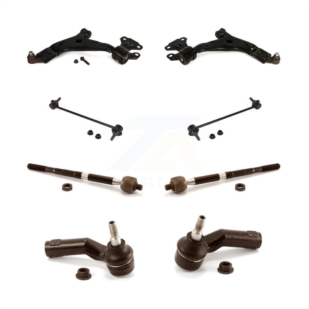 Front Suspension Control Arm And Ball Joint Assembly Steering Tie Rod End Stabilizer Bar Link Kit (8Pc) For Ford Escape KTR-103238
