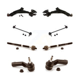 Front Suspension Control Arm And Ball Joint Assembly Steering Tie Rod End Stabilizer Bar Link Kit (8Pc) For Ford Escape KTR-103238