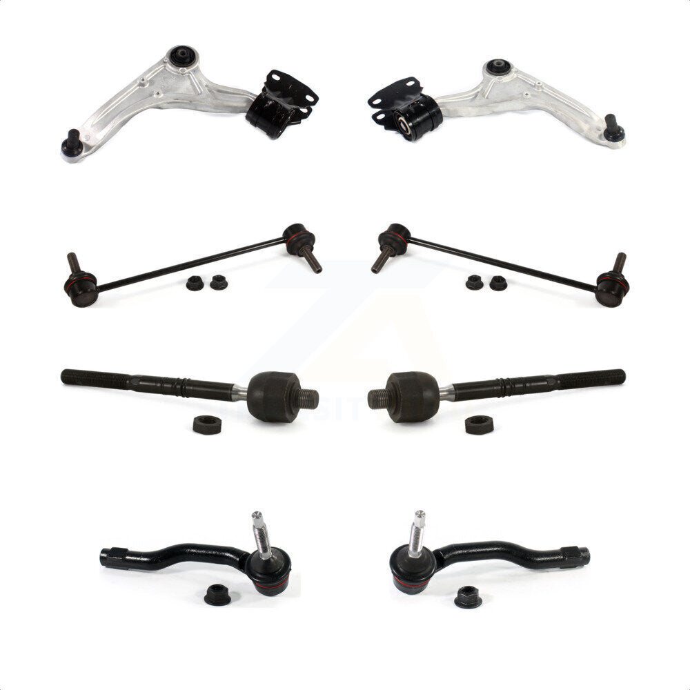 Front Suspension Control Arm And Ball Joint Assembly Steering Tie Rod End Stabilizer Bar Link Kit (8Pc) For 2013-2018 Ford Fusion Lincoln MKZ KTR-103239