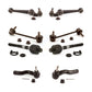 Front Suspension Control Arm And Ball Joint Assembly Steering Tie Rod End Stabilizer Bar Link Kit (8Pc) For Ford Fusion Lincoln MKZ Mercury Milan KTR-103255