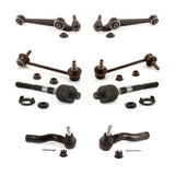 Front Suspension Control Arm And Ball Joint Assembly Steering Tie Rod End Stabilizer Bar Link Kit (8Pc) For Ford Fusion Lincoln MKZ Mercury Milan KTR-103255