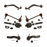 Front Suspension Control Arm And Ball Joint Assembly Steering Tie Rod End Stabilizer Bar Link Kit (8Pc) For Lincoln MKZ KTR-103260