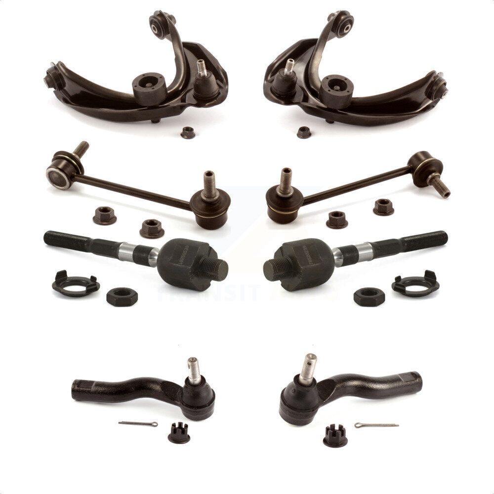 Front Suspension Control Arm And Ball Joint Assembly Steering Tie Rod End Stabilizer Bar Link Kit (8Pc) For Ford Fusion Mercury Milan Lincoln MKZ Zephyr KTR-103264