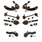 Front Suspension Control Arm And Ball Joint Assembly Steering Tie Rod End Stabilizer Bar Link Kit (8Pc) For 2010 Ford Fusion 3.5L KTR-103265