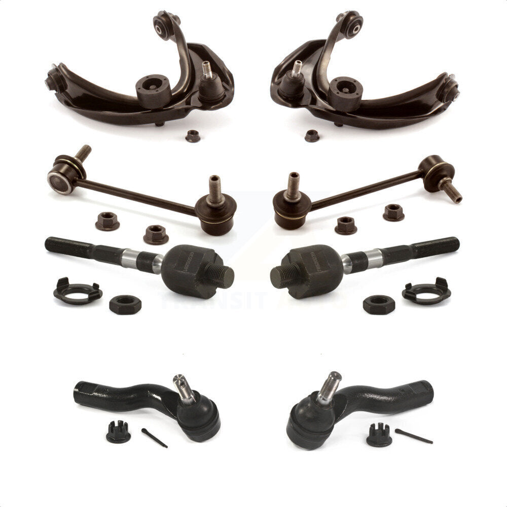 Front Suspension Control Arm And Ball Joint Assembly Steering Tie Rod End Stabilizer Bar Link Kit (8Pc) For 2010 Ford Fusion 3.5L KTR-103265