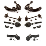 Front Suspension Control Arm And Ball Joint Assembly Steering Tie Rod End Stabilizer Bar Link Kit (8Pc) For 2010 Ford Fusion 3.5L KTR-103265