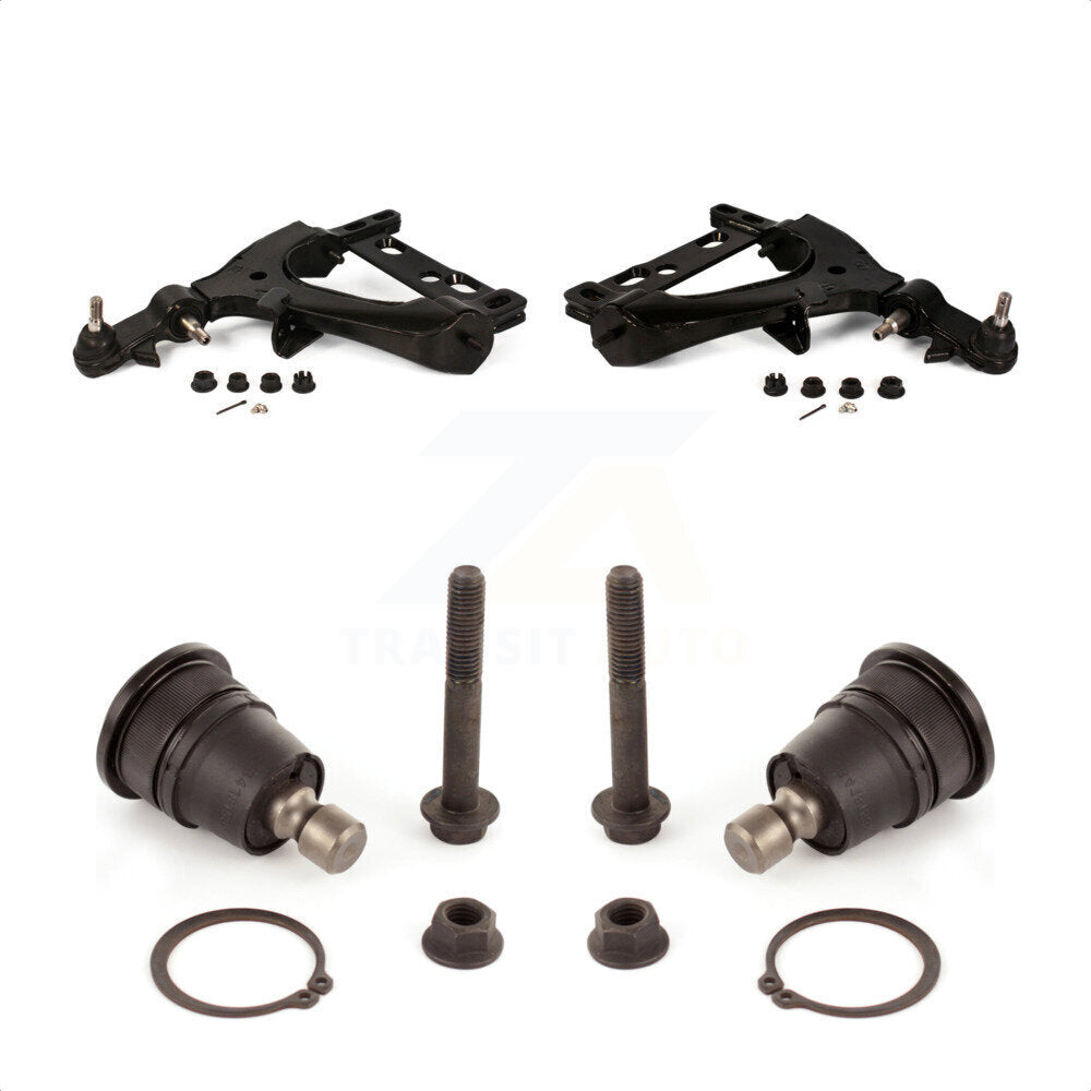 Front Suspension Control Arms And Upper Ball Joints Kit For Chevrolet Trailblazer GMC Envoy EXT XL Buick Rainier Oldsmobile Bravada XUV Isuzu Ascender Saab 9-7x KTR-103317