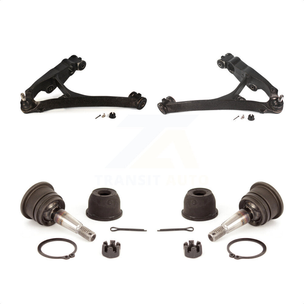 Front Suspension Control Arms And Upper Ball Joints Kit For Chevrolet Silverado 1500 GMC Tahoe Sierra Suburban Yukon Avalanche XL Cadillac Classic Escalade Express 2500 ESV EXT Savana KTR-103321