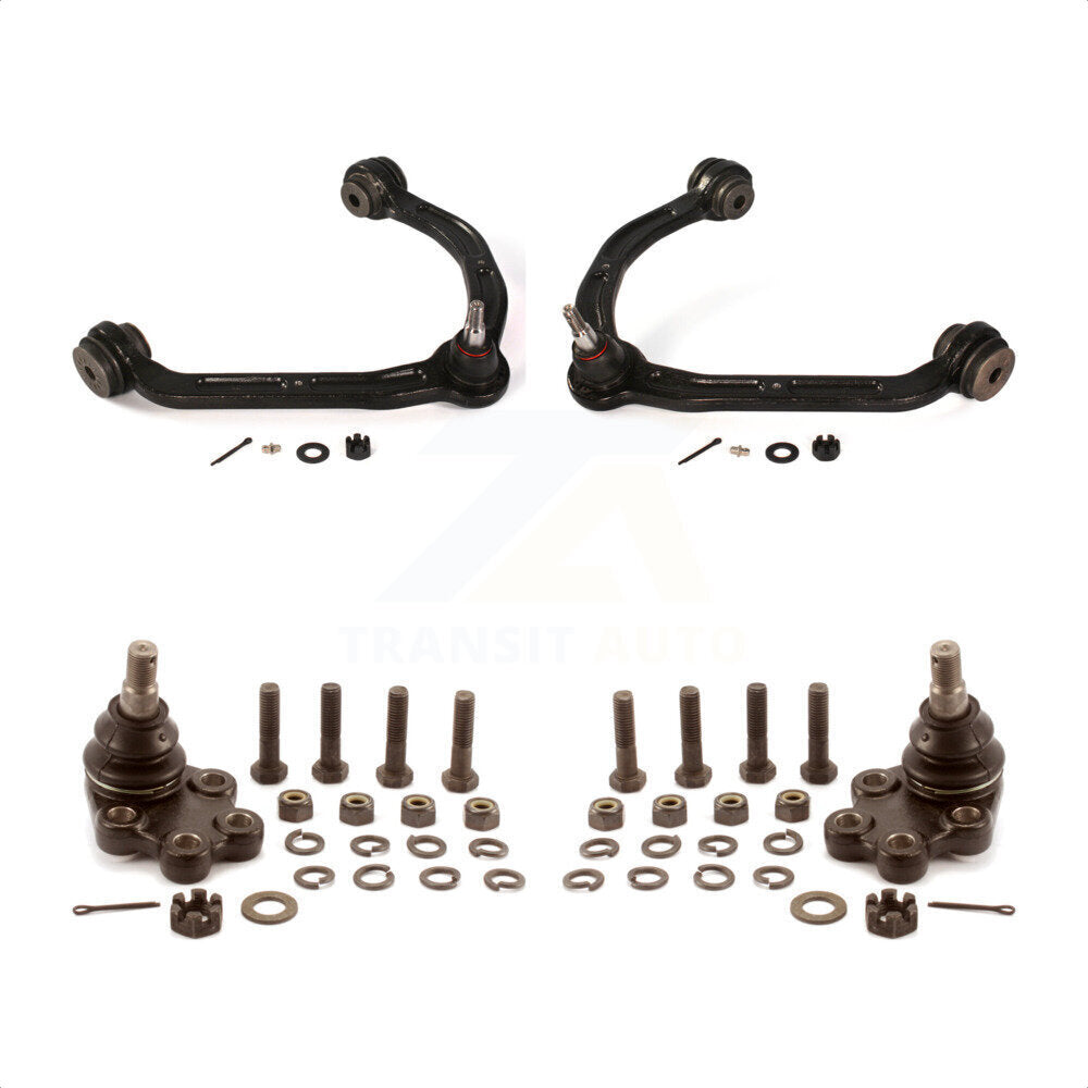 Front Suspension Control Arms And Lower Ball Joints Kit For 1999-2000 Chevrolet Silverado 2500 GMC Sierra RWD KTR-103374
