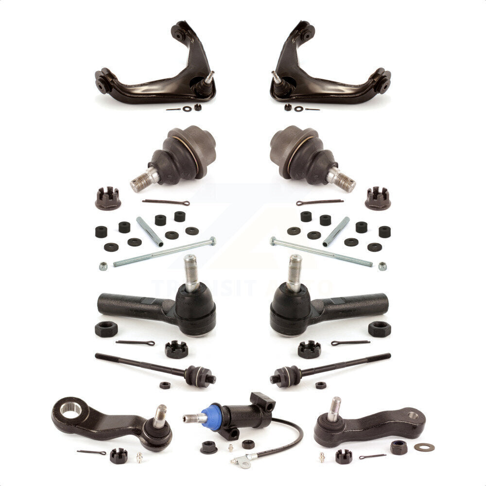 Front Control Arms Assembly And Lower Ball Joints Tie Rods Link Sway Bar Suspension Kit (13Pc) For Chevrolet Silverado 2500 HD GMC Sierra 3500 Hummer H2 Classic 1500 Suburban Yukon XL KTR-103410