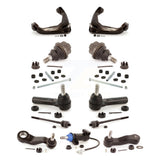Front Control Arms Assembly And Lower Ball Joints Tie Rods Link Sway Bar Suspension Kit (13Pc) For Chevrolet Silverado 2500 HD GMC Sierra 3500 Hummer H2 Classic 1500 Suburban Yukon XL KTR-103410
