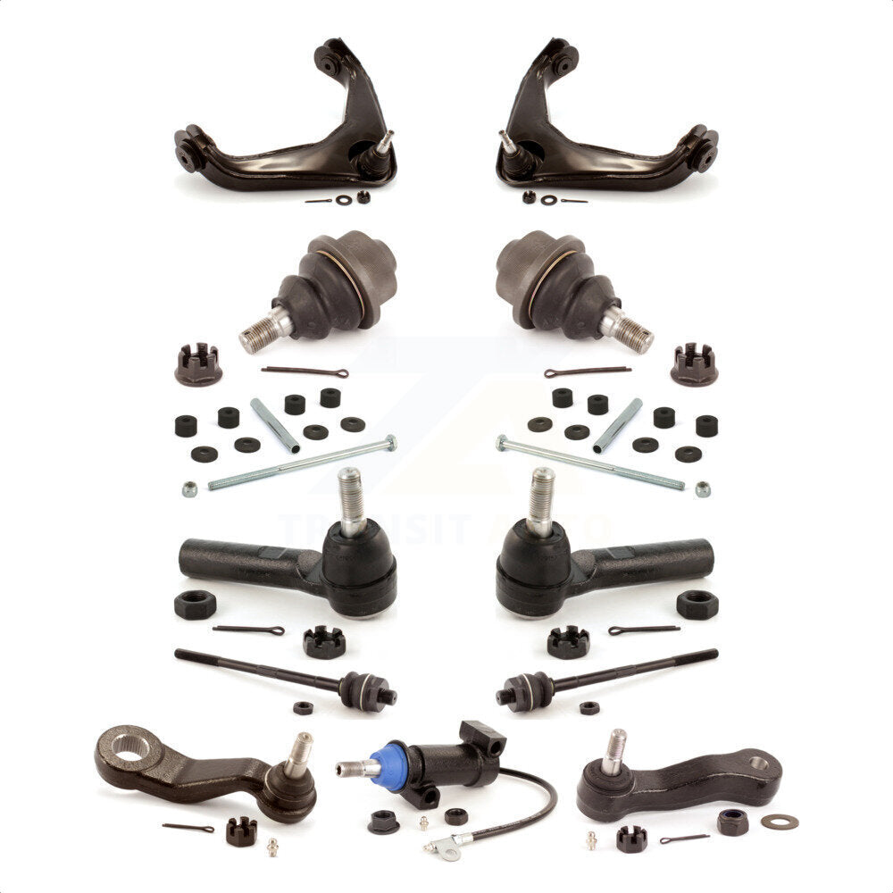 Front Control Arms Assembly And Lower Ball Joints Tie Rods Link Sway Bar Suspension Kit (13Pc) For 2007-2007 Chevrolet Silverado 2500 HD Classic GMC Sierra 3500 3 Groove Spline KTR-103411