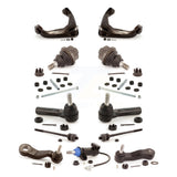 Front Control Arms Assembly And Lower Ball Joints Tie Rods Link Sway Bar Suspension Kit (13Pc) For 2007-2007 Chevrolet Silverado 2500 HD Classic GMC Sierra 3500 3 Groove Spline KTR-103411