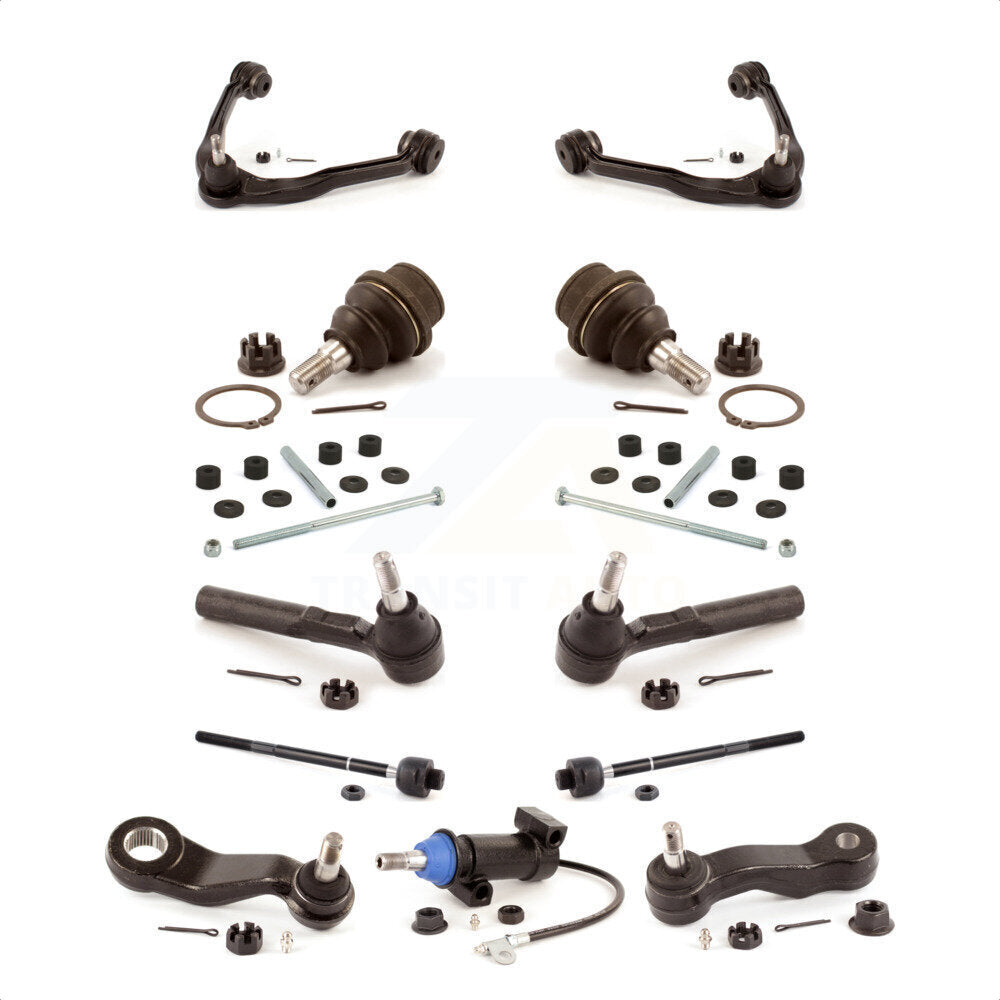 Front Control Arms Assembly And Lower Ball Joints Tie Rods Link Sway Bar Suspension Kit (13Pc) For Chevrolet Silverado 1500 Classic GMC Sierra Without Frame Bracket KTR-103430