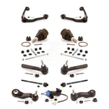 Front Control Arms Assembly And Lower Ball Joints Tie Rods Link Sway Bar Suspension Kit (13Pc) For Chevrolet Silverado 1500 Classic GMC Sierra Without Frame Bracket KTR-103430