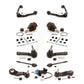 Front Control Arms Assembly And Lower Ball Joints Tie Rods Link Sway Bar Suspension Kit (13Pc) For Chevrolet Silverado 1500 GMC Sierra Without Frame Bracket KTR-103433