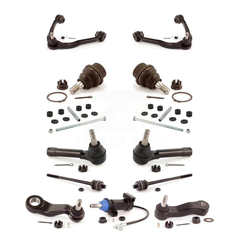 Front Control Arms Assembly And Lower Ball Joints Tie Rods Link Sway Bar Suspension Kit (13Pc) For Chevrolet Silverado 1500 GMC Sierra Without Frame Bracket KTR-103433