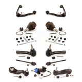 Front Control Arms Assembly And Lower Ball Joints Tie Rods Link Sway Bar Suspension Kit (13Pc) For Chevrolet Silverado 1500 GMC Sierra Without Frame Bracket KTR-103433