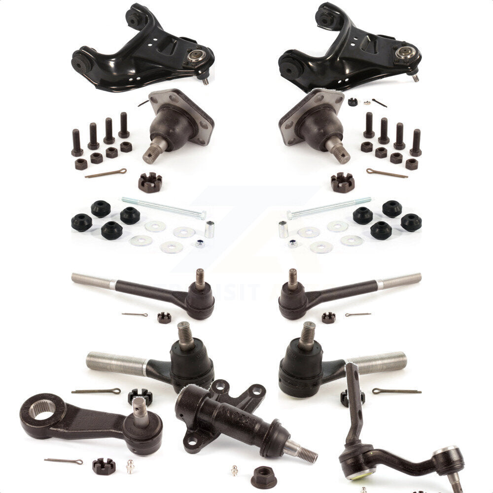 Front Control Arms Assembly And Lower Ball Joints Tie Rods Link Sway Bar Suspension Kit (13Pc) For Chevrolet Blazer Offset Rod End KTR-103453