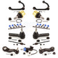 Front Control Arms Assembly And Lower Ball Joints Tie Rods Link Sway Bar Suspension Kit (13Pc) For Chevrolet Express 3500 GMC Savana 2500 Without Frame Bracket KTR-103456