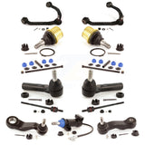 Front Control Arms Assembly And Lower Ball Joints Tie Rods Link Sway Bar Suspension Kit (13Pc) For Chevrolet Express 3500 GMC Savana 2500 Without Frame Bracket KTR-103456