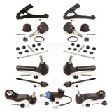 Front Control Arms Assembly And Tie Rods Link Sway Bar Upper Ball Joints Suspension Kit (13Pc) For Chevrolet Silverado 1500 GMC Tahoe Sierra Suburban Yukon Avalanche XL Cadillac Classic Escalade ESV EXT Without Frame Bracket KTR-103474
