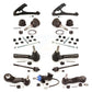 Front Control Arms Assembly And Tie Rods Link Sway Bar Upper Ball Joints Suspension Kit (13Pc) For Chevrolet Silverado 1500 GMC Sierra Avalanche KTR-103475