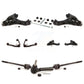 Front Control Arms Assembly And Lower Ball Joints Tie Rods Link Sway Bar Suspension Kit (10Pc) For Chevrolet Silverado 1500 GMC Sierra Classic KTR-103491