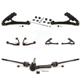 Front Control Arms Assembly And Lower Ball Joints Tie Rods Link Sway Bar Suspension Kit (10Pc) For Chevrolet Silverado 1500 GMC Tahoe Sierra Suburban Yukon Avalanche XL Cadillac Classic Escalade ESV EXT KTR-103497