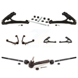 Front Control Arms Assembly And Lower Ball Joints Tie Rods Link Sway Bar Suspension Kit (10Pc) For Chevrolet Silverado 1500 GMC Sierra Classic KTR-103509