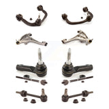 Front Control Arms Assembly And Lower Ball Joints Tie Rods Link Sway Bar Suspension Kit (10Pc) For Ford F-150 4WD KTR-103520