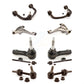Front Control Arms Assembly And Lower Ball Joints Tie Rods Link Sway Bar Suspension Kit (10Pc) For Ford F-150 RWD KTR-103524