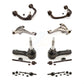 Front Control Arms Assembly And Lower Ball Joints Tie Rods Link Sway Bar Suspension Kit (10Pc) For Ford F-150 Lincoln Mark LT RWD KTR-103525