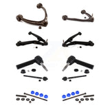 Front Control Arms Assembly And Lower Ball Joints Tie Rods Link Sway Bar Suspension Kit (10Pc) For 2014-2016 Chevrolet Silverado 1500 GMC Sierra Without Aluminum Steering Knuckles KTR-103537