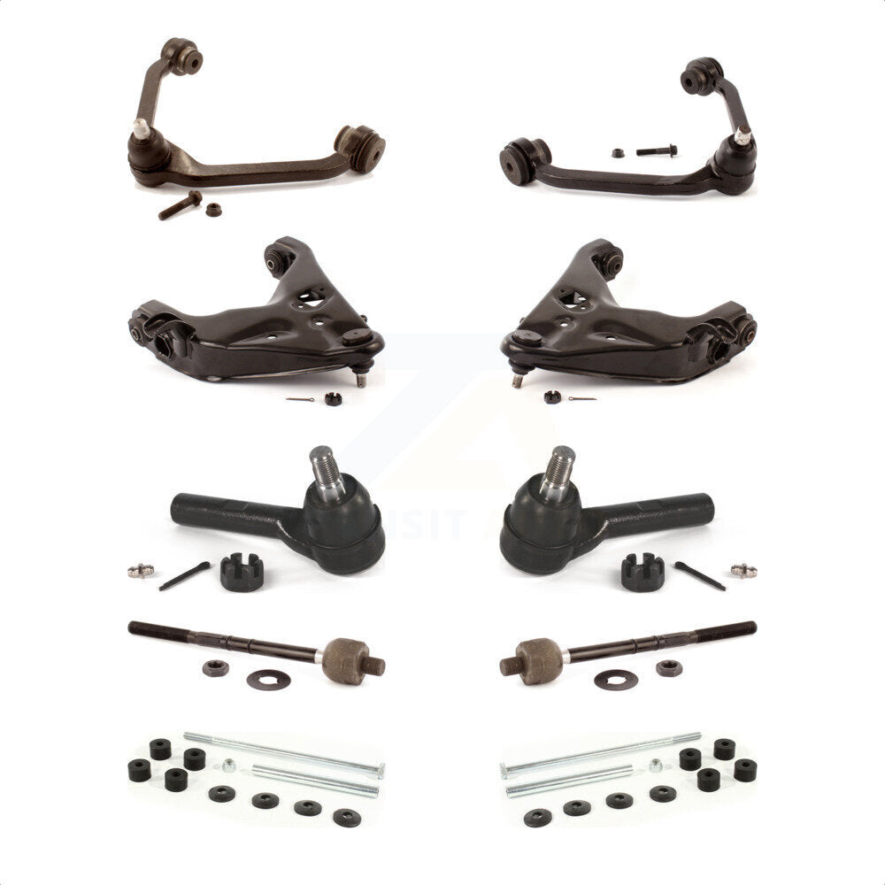 Front Control Arms Assembly And Lower Ball Joints Tie Rods Link Sway Bar Suspension Kit (10Pc) For Ford Explorer Sport Trac KTR-103540