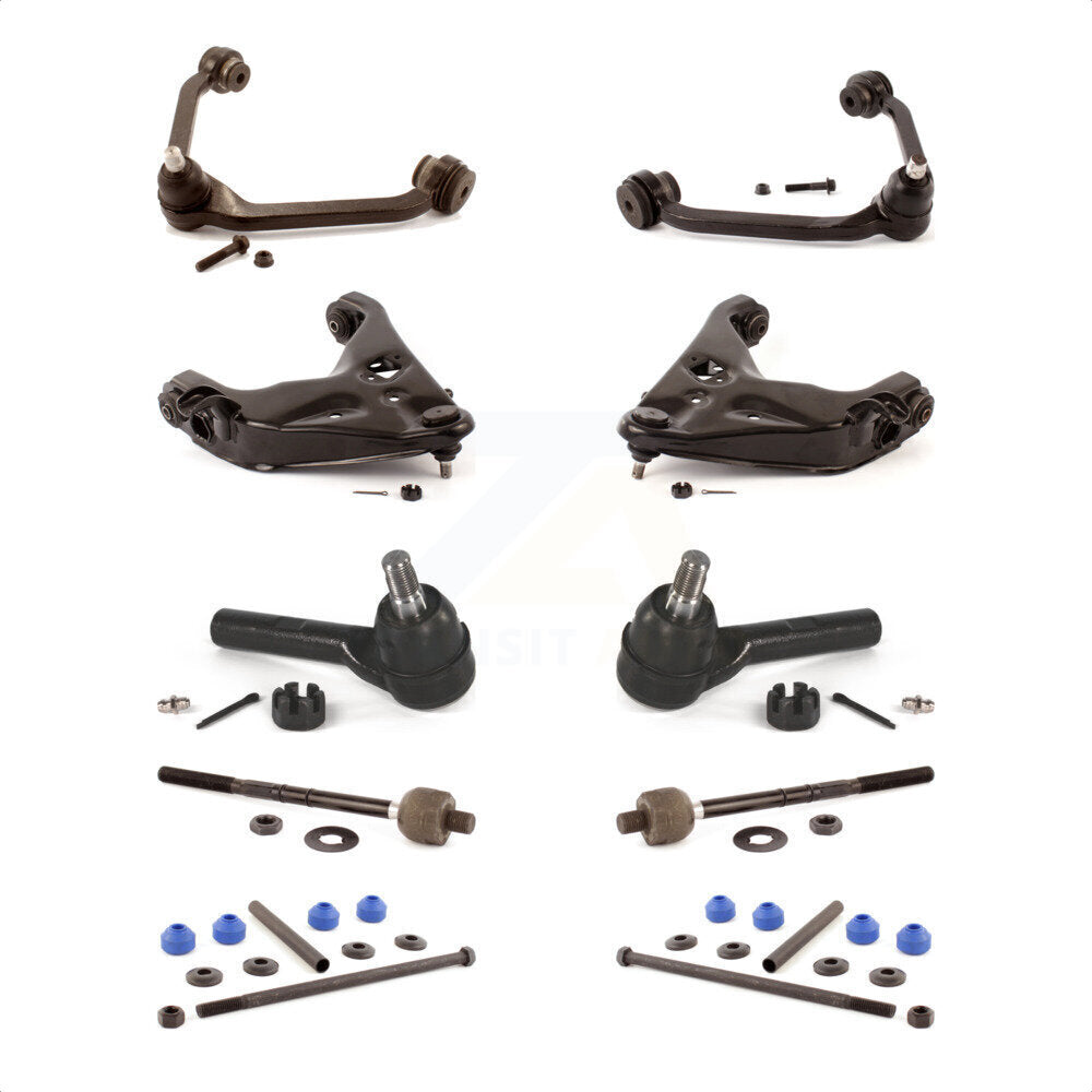 Front Control Arms Assembly And Lower Ball Joints Tie Rods Link Sway Bar Suspension Kit (10Pc) For 2001-2005 Ford Explorer Sport Trac KTR-103541
