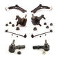 Front Suspension Control Arm Steering Tie Rod End Stabilizer Bar Link Ball Joint Kit (8Pc) For 2015 Volkswagen Golf KTR-103669