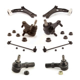 Front Suspension Control Arm Steering Tie Rod End Stabilizer Bar Link Ball Joint Kit (8Pc) For 2015 Volkswagen Golf KTR-103669