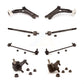 Front Suspension Control Arm Steering Tie Rod End Stabilizer Bar Link Ball Joint Kit (8Pc) For 2015 Volkswagen Golf KTR-103677