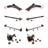 Front Suspension Control Arm Steering Tie Rod End Stabilizer Bar Link Ball Joint Kit (8Pc) For 2015 Volkswagen Golf KTR-103677