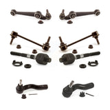 Front Suspension Control Arm And Ball Joint Assembly Steering Tie Rod End Stabilizer Bar Link Kit (8Pc) For 2010 Lincoln MKZ KTR-103680