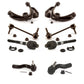 Front Suspension Control Arm And Ball Joint Assembly Steering Tie Rod End Stabilizer Bar Link Kit (8Pc) For 2010 Lincoln MKZ KTR-103681